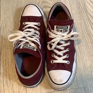 Maroon converse